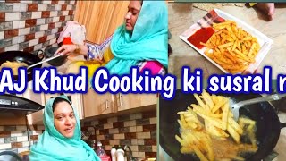 Susral Day Aj Meny apny susral m cooking ki With Safiya But Vlog [upl. by Ahsilef]