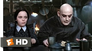 The Addams Family 310 Movie CLIP  Dinner Conversation 1991 HD [upl. by Hsoj]