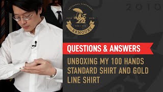 Unboxing A New 100 Hands Standard Shirt and Gold Line Shirt  QampA [upl. by Ynner]