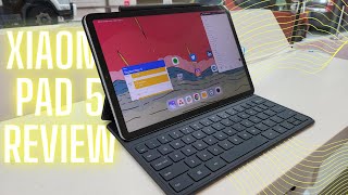 Xiaomi Pad 5 Review Testing with Keyboard And Stylus For Full Experience [upl. by Hsiwhem]