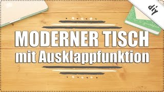 DIY HACKS für kleine Räume  TISCH selber bauen  Anleitung [upl. by Akinnor675]