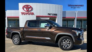 2022 TOYOTA Tundra 1794 in Smoked Mesquite with Rich Cream interior walkaround video pictorial [upl. by Seavey]