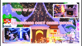 ✨ 🎄 Tour of my Christmas Cozy Cabin in Adopt Me ✨ [upl. by Bowes641]