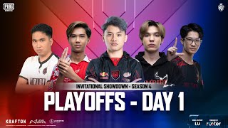 ID PUBG MOBILE RUTHLESS INVITATIONAL SHOWDOWN S4 PLAYOFFS DAY 1 FT BTR AE TALON VPE RRQ [upl. by Aivilys]