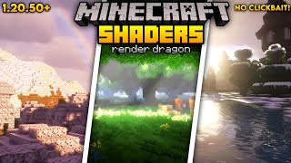 Top 5 BEST SHADER FOR MINECRAFT PE 12050  RENDER DRAGON SHADER MCPE Criptbow Gaming [upl. by Angelina]