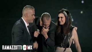 Entre Tú Y Mil Mares  Eros Ramazzotti Laura Pausini amp Biagio Antonacci [upl. by Aicatsal]