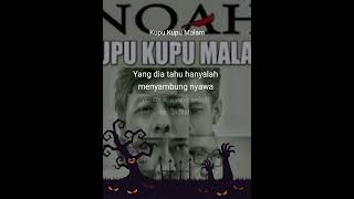 Kupu Kupu Malam Karaoke  Noah [upl. by Etteluap]