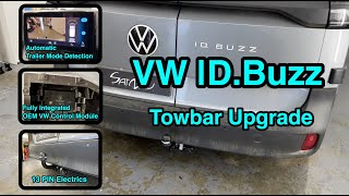 VW IDBuzz Towbar upgrade with OEM VW Electrics [upl. by Acsirp]