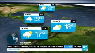 010914  France24 Weather [upl. by Neelyk]