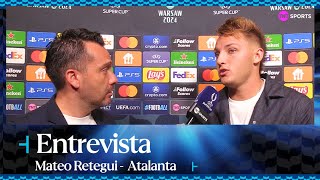 MATEO RETEGUI quotREAL MADRID FUE JUSTO GANADORquot  REAL MADRID 20 ATALANTA  ENTREVISTA [upl. by Wakerly]