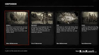 Completed Compendium And 100 Checklist  Red Dead Redemption 2 [upl. by Gnirol]