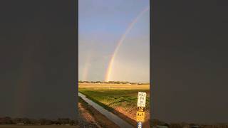 Twinned rainbow 😮🌈🌈 shorts rainbow [upl. by Lundquist]