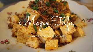 Tofu Recipe  Chinese Food  Mapo Tofu [upl. by Kele]