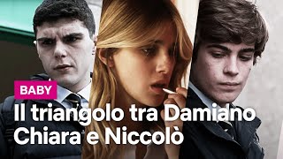 Il triangolo amoroso tra Damiano Chiara e Niccolò in Baby  Netflix Italia [upl. by Abbi]