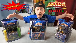 Legends of Akedo Powerstorm  Unboxing the Kick Attack Starter Pack PLUS Two VS Packs [upl. by Yffub]