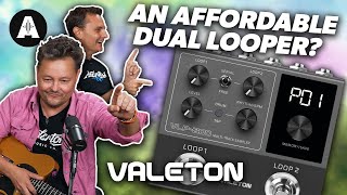 A Dual Looper Pedal for Less  Valeton VLP200 [upl. by Hennessy555]