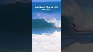 Kelly Slater being Kelly Slater at the 2022 Pipe pro [upl. by Art]