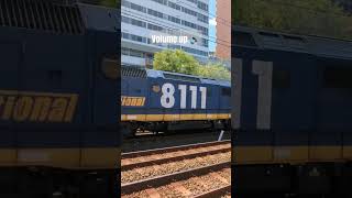 Diesel locomotives including 48 class throttle up freight train pacificnational [upl. by Cuttler]