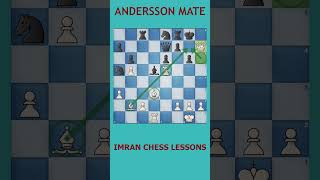 ▶️ANDERSSON MATE chess chesstheory chessstrategies [upl. by Ellemrac]