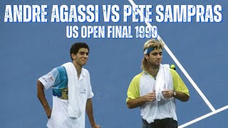 ANDRE AGASSI VS PETE SAMPRAS  1990 MENS US OPEN FINAL [upl. by Still11]