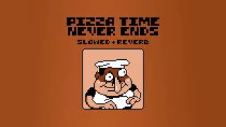 Pizza Tower OST  PIZZA TIME NEVER ENDS Slowed  Reverb [upl. by Tuorah]