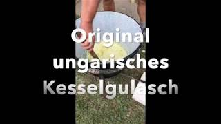 Ungarisches Kesselgulasch  Selbstgemacht [upl. by Debra]