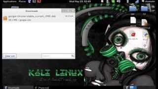 How to install google chrome in kali linux [upl. by Ecylla]