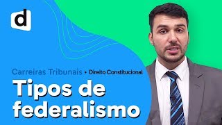 TIPOS DE FEDERALISMO  DIREITO CONSTITUCIONAL  AULAS PARA CARREIRAS TRIBUNAIS [upl. by Ardnu]