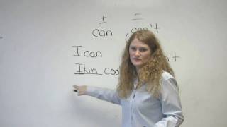 English Pronunciation  CAN amp CANT [upl. by Hafital]