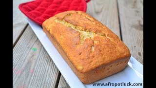 Plantain Cake or Plantain Bread  Chef Lolas Kitchen [upl. by Hayman41]