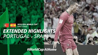 Portugal 33 Spain  Extended Highlights  2018 FIFA World Cup [upl. by Edroi]