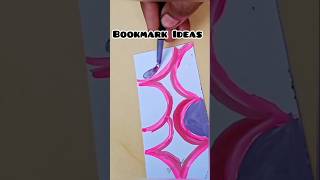 Easy bookmark with paper bookmark painting paperart artandcraft diy art [upl. by Kreg309]