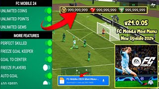 FC Mobile 24 Mod Menu v21005  FC Mobile 24 Mod Apk 21005 Unlimited Money Gems FC Points [upl. by Turley]