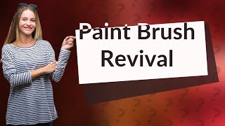 How do you revive hardened paint brushes [upl. by Irdua]