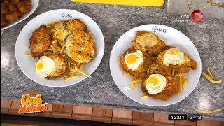 Receta de hoy festival de milanesas [upl. by Esilehc]