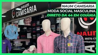 NAUM CAMISARIA  FABRICANTE DE CAMISETAS NA 44 GOIANIA [upl. by Adnilema]