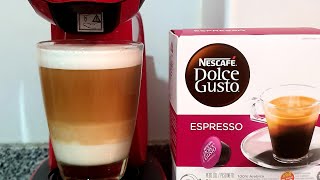 Como preparar un Capuccino con Dolce Gusto Infinissima en Cápsulas [upl. by Aerdna994]