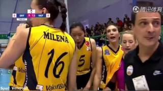 SARIYER v VAKIFBANK  13 11 2016  Turkish Womens Volleyball League 2016 2017 [upl. by Hickie]