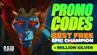 🦠🤩BEST FREE Champion amp 1 200 000 SILVER💸🦠 Raid Shadow Legends PROMO CODES March 2024 [upl. by Merrile320]