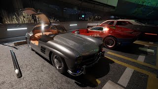 Cyberpunk 2077  Mercedes 300 SL POV driving Path Tracing [upl. by Porter202]