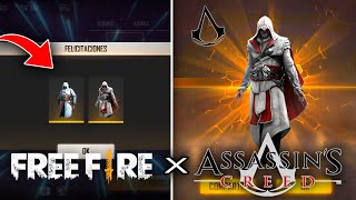 ASSASSINS CREED x FREE FIRE NUEVA COLABORACION y NUEVAS SKINS de la ACTUALIZACION DESCUBRE TODO [upl. by Inat]