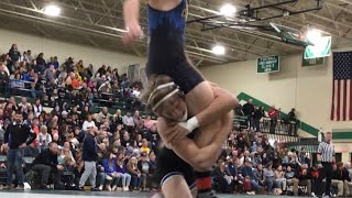 Kaden Sizemore v Blake Holder 2024 MHSAA Individual Regionals [upl. by Cerell]