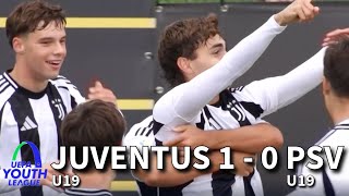 Il GOL di ALFONSO MONTERO Figlio di PAOLO  JUVENTUS U19 10 PSV U19  UEFA YOUTH LEAGUE [upl. by Orel867]