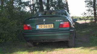 BMW 325i E36 Straight Pipes Revving EXTREMELY LOUD [upl. by Ainiger152]