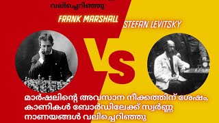 103 Gold coin Game Frank marshall vs Stefan Levitsky [upl. by Aket439]