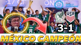 REACCIÓN prensa centroamericana AL MÉXICO CAMPEÓN SUB 17 🔥 MÉXICO 31 USA [upl. by Mensch]