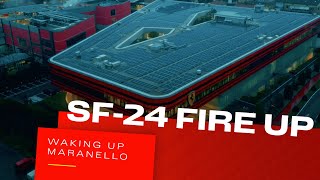 Waking up Maranello  SF24 Fire Up [upl. by Oibaf]