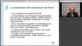 1152017  La disciplina dei fondi per il salario accessorio [upl. by Ahsikam]