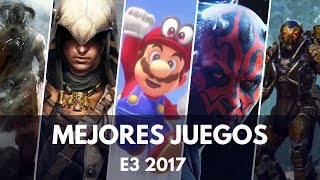 Los MEJORES JUEGOS del E3 2017 ¡lo que está por llegar [upl. by Braswell]