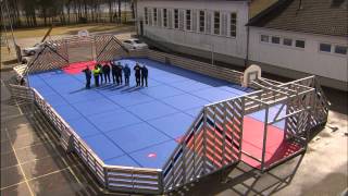 Bergo Multisport court installation [upl. by Ntisuj]